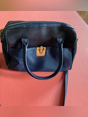 Ann Taylor blue Satchel Handbag